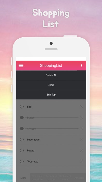 Shopping List - App