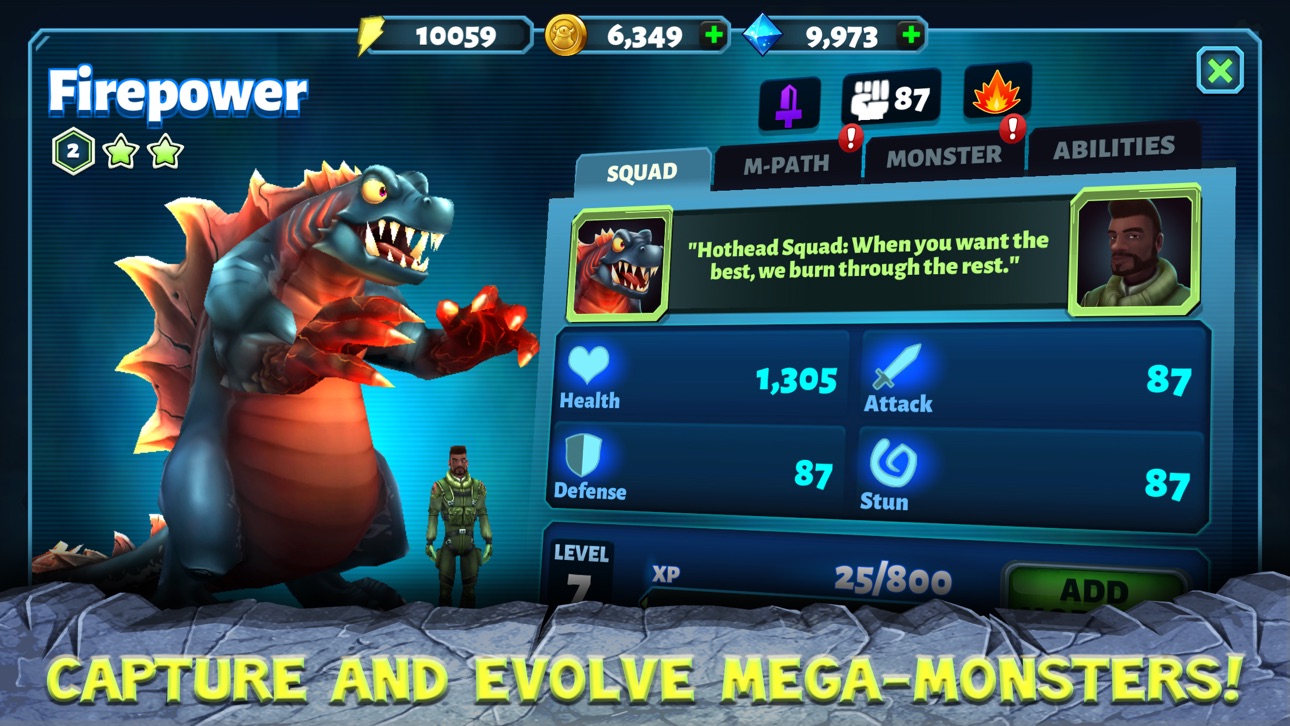 Monster Battle World Hack screenshot 2 - iOS game interface