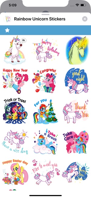 Rainbow Unicorn Stickers(圖2)-速報App