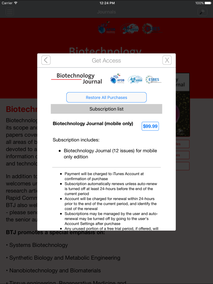 Biotechnology Journal