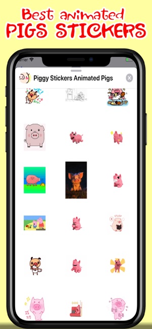 Piggy Stickers Animated Pigs(圖3)-速報App