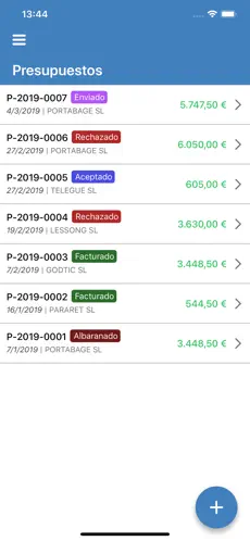 Captura de Pantalla 9 Contasimple – Facturas iphone