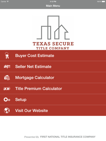 Texas Secure–Real Estate Title screenshot 2