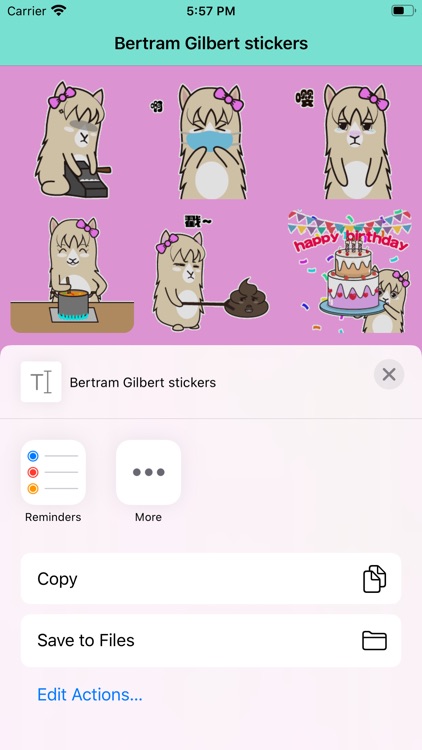 Bertram Gilbert stickers screenshot-3