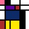 De Stijl Art Factory is an all in one art generator and adult coloring app