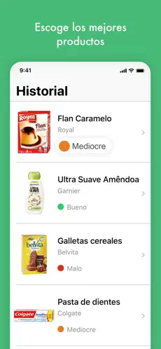 Screenshot 1 Yuka - Análisis de productos iphone