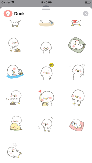 Lovely Duck Animated Stickers(圖6)-速報App