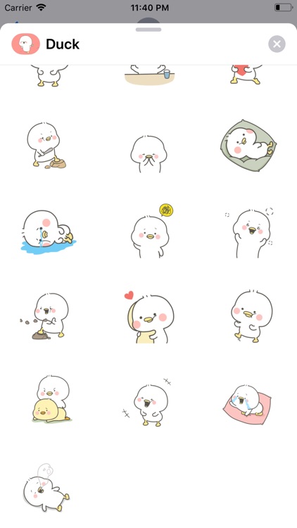 Lovely Duck Animated Stickers screenshot-5