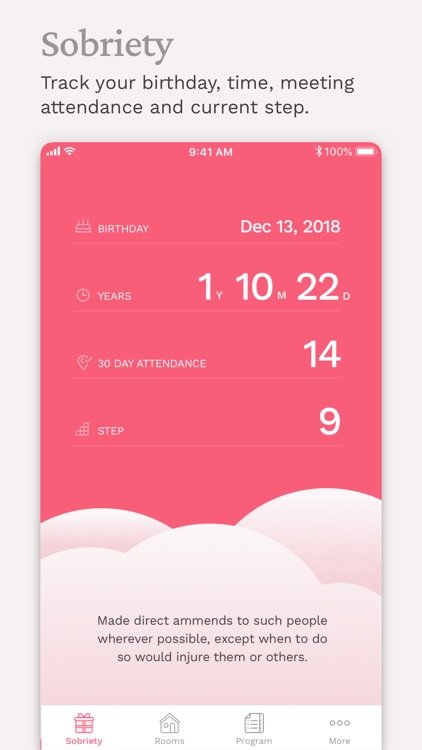 Pink Cloud: AA Meeting Finder screenshot-3