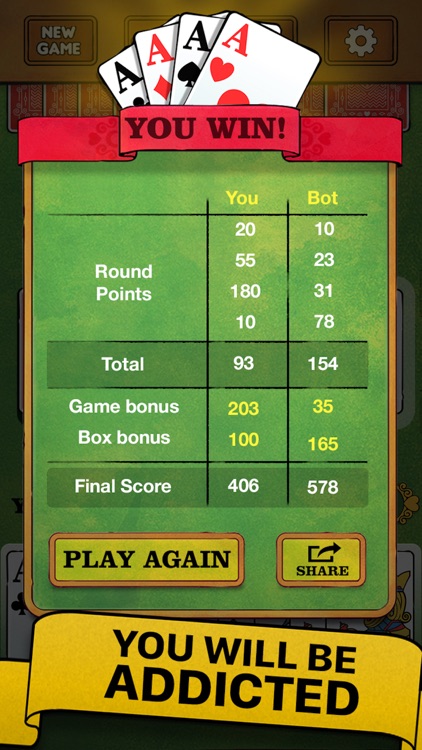 Gin Rummy Card Game Classic