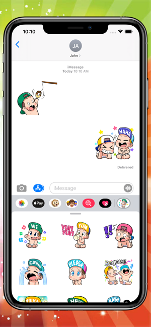 Naughty Baby Stickers(圖4)-速報App