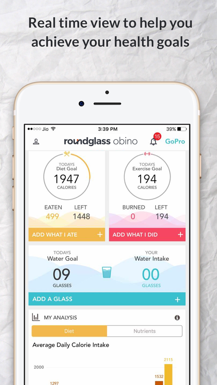 RoundGlass Obino Health Coach