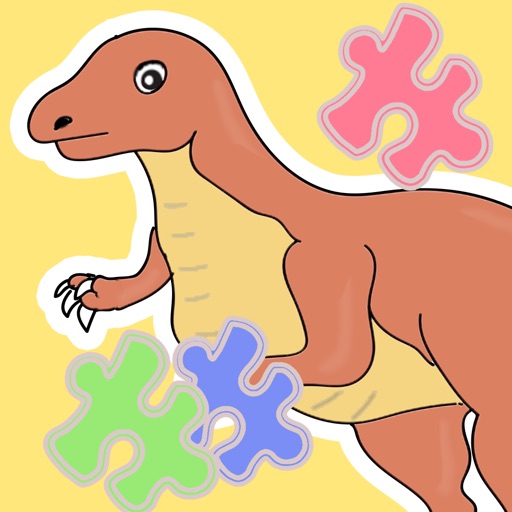 Dinosaur jigsaw puzzles games icon
