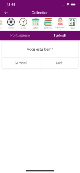 Game screenshot Portuguese-Turkish Dictionary apk