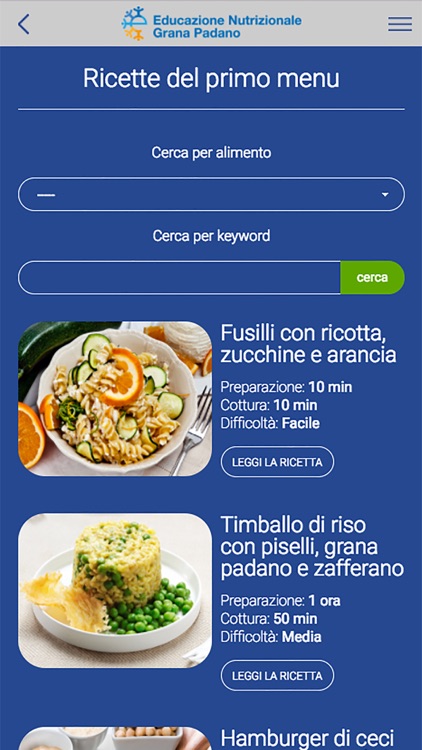 Calorie&Menu della Salute screenshot-4