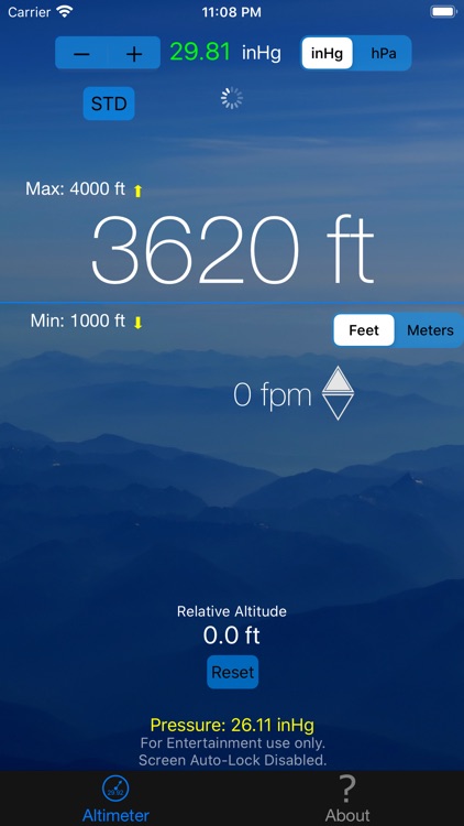 Pressure Altimeter