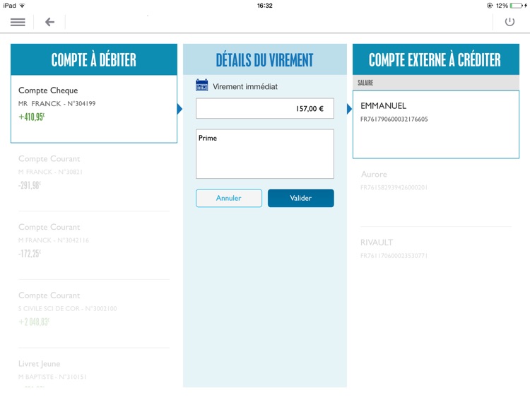 Banque Populaire pro pour iPad screenshot-3