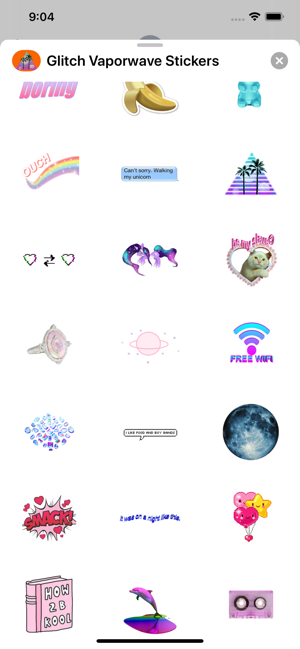 Glitch Vaporwave Stickers(圖2)-速報App