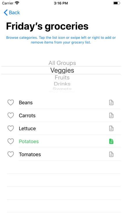 Luc's Grocery List screenshot-3