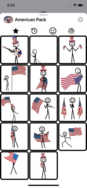 Stickmoji American Stickers(圖1)-速報App