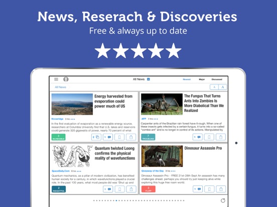 Science News & Discoveries screenshot