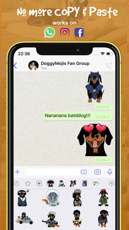 CrusoeMoji - Dachshund sticker