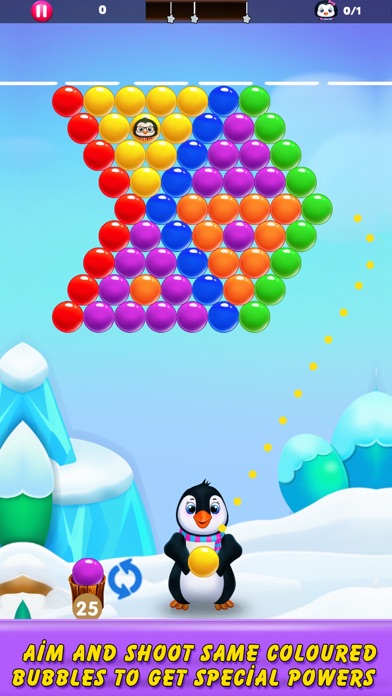 Little Penguin Bubble Shooter screenshot 4