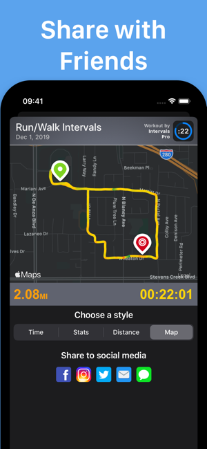 apple watch run walk intervals