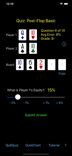 Hold'em Odds Quizzer(圖2)-速報App