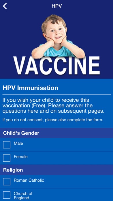 Vaccination Consent screenshot 4