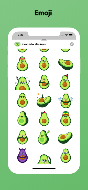 Avocado stickers for iMessage(圖2)-速報App