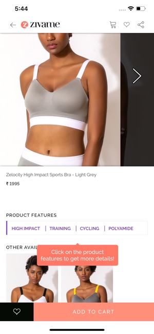 zelocity high impact sports bra review