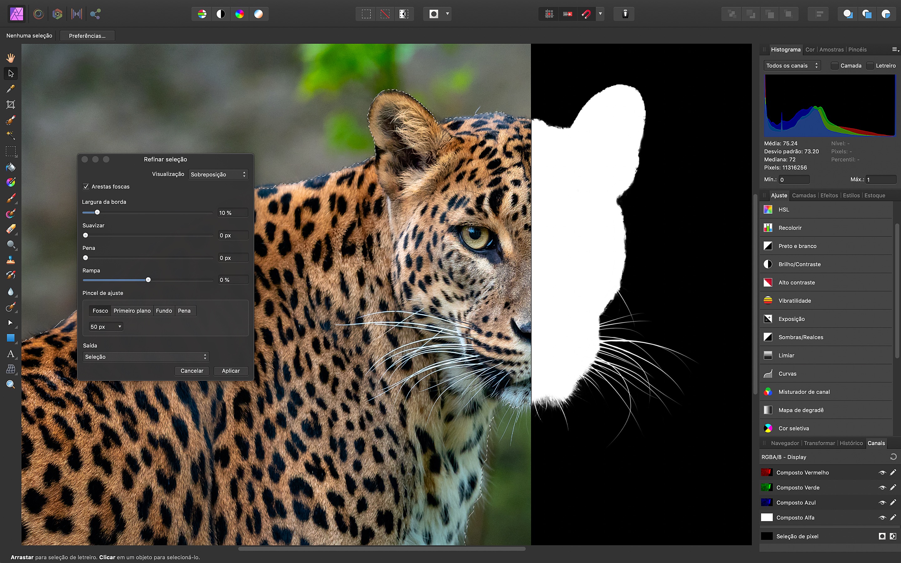 Screenshot do app Affinity Photo