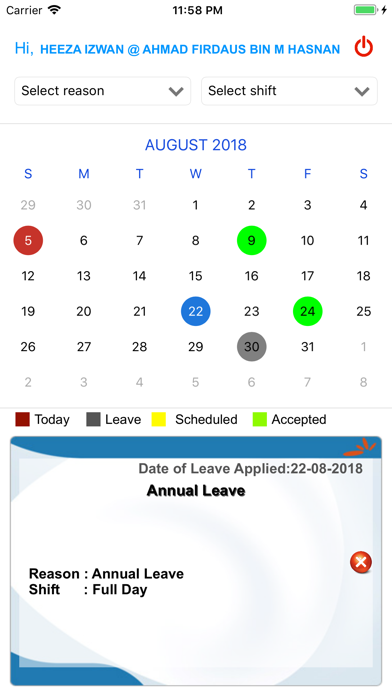Audit Schedule screenshot 3