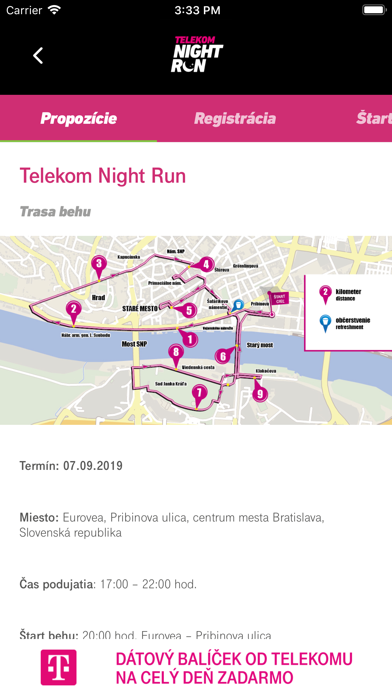 Telekom Night Run screenshot 2