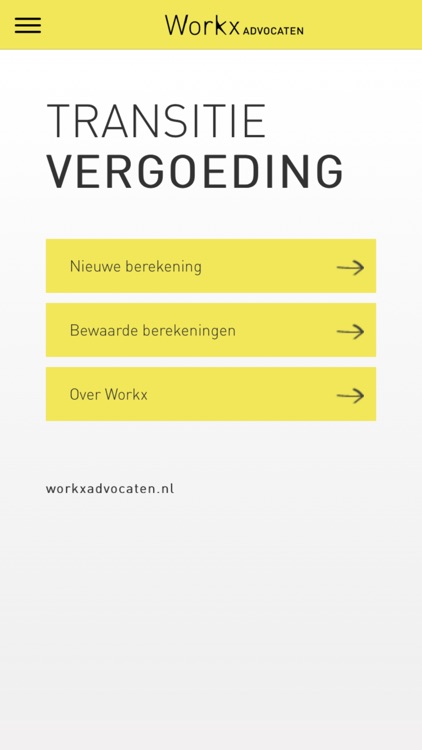 Workx Transitievergoeding App