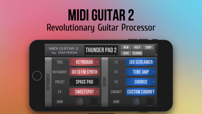 How to cancel & delete MIDI Guitar from iphone & ipad 1
