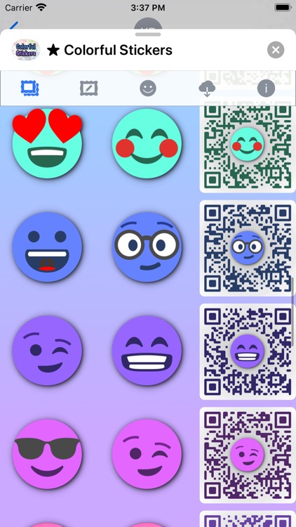 Colorful Stickers and Emoji screenshot-4