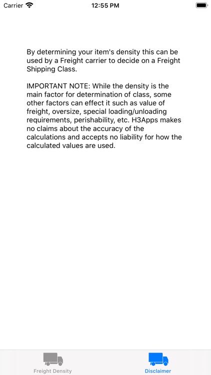 Freight Density