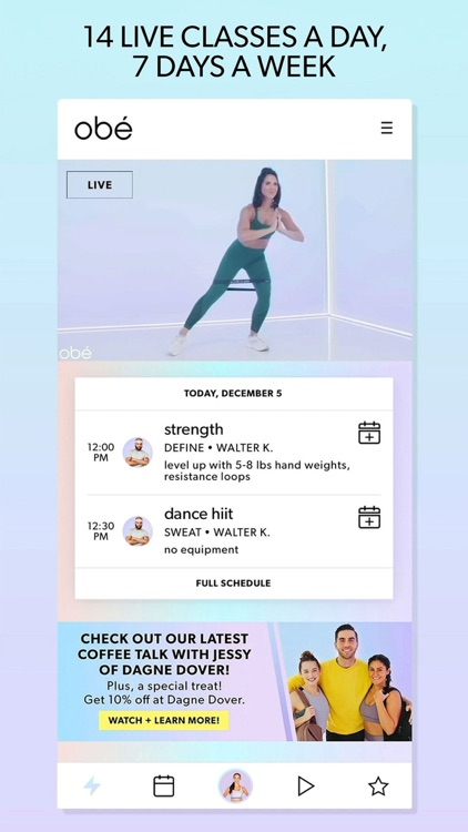obé Fitness: Live & On-Demand screenshot-0