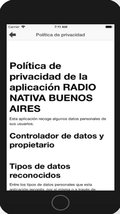 RADIO NATIVA BUENOS AIRES screenshot-3