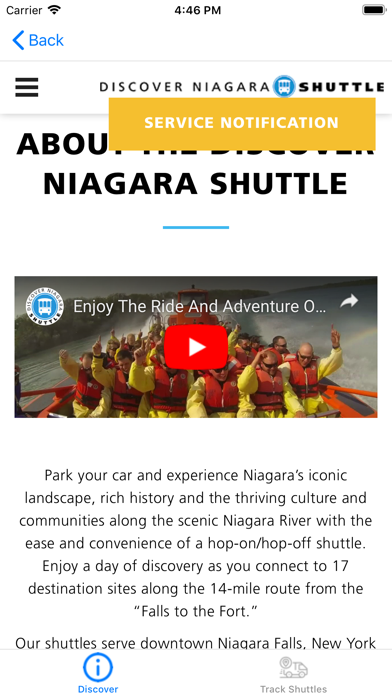 Discover Niagara Shuttle screenshot 2