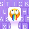 Colorful Stickers & Keyboard