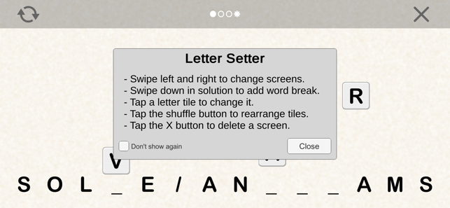 Letter Setter