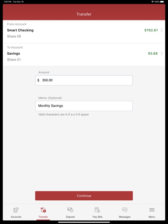 Mission Fed Banking for iPad screenshot-3