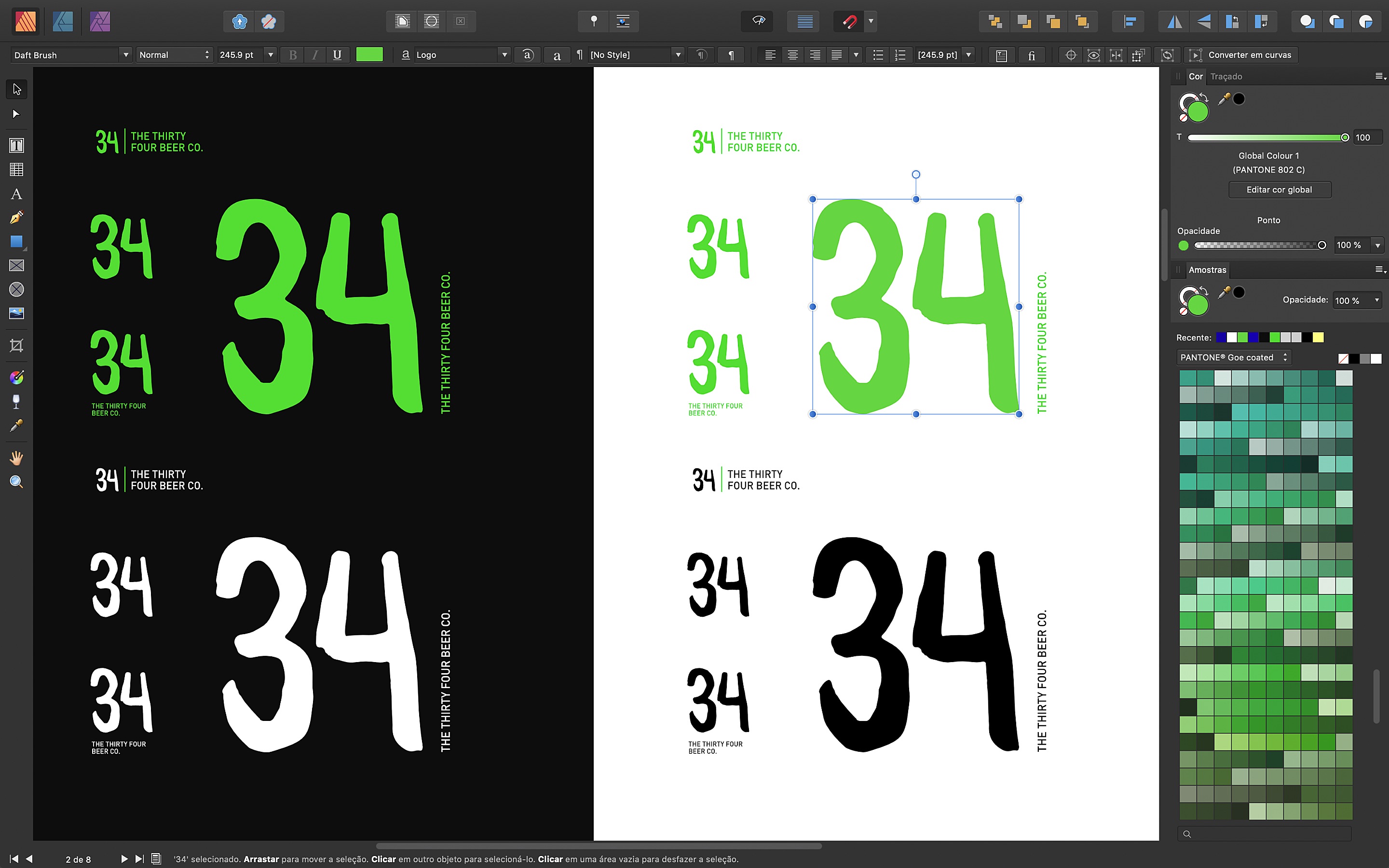 Screenshot do app Affinity Publisher