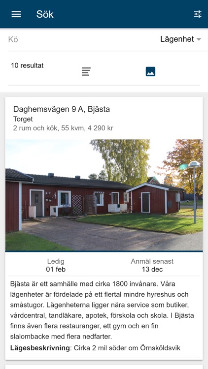 AB Övikshem Bostadsapp