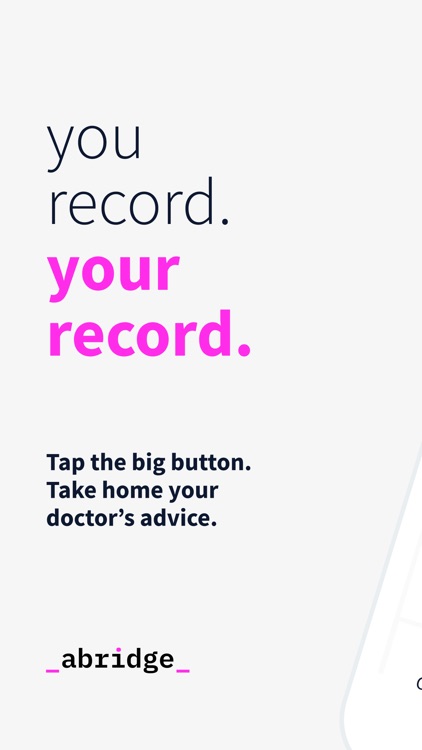 Abridge: Record Doctor Visits