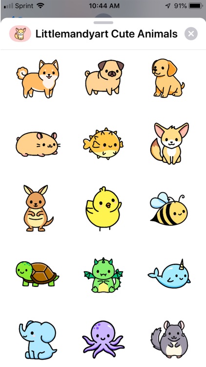 Littlemandyart Cute Animals