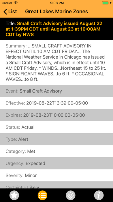 NOAA Alerts Weather screenshot 4